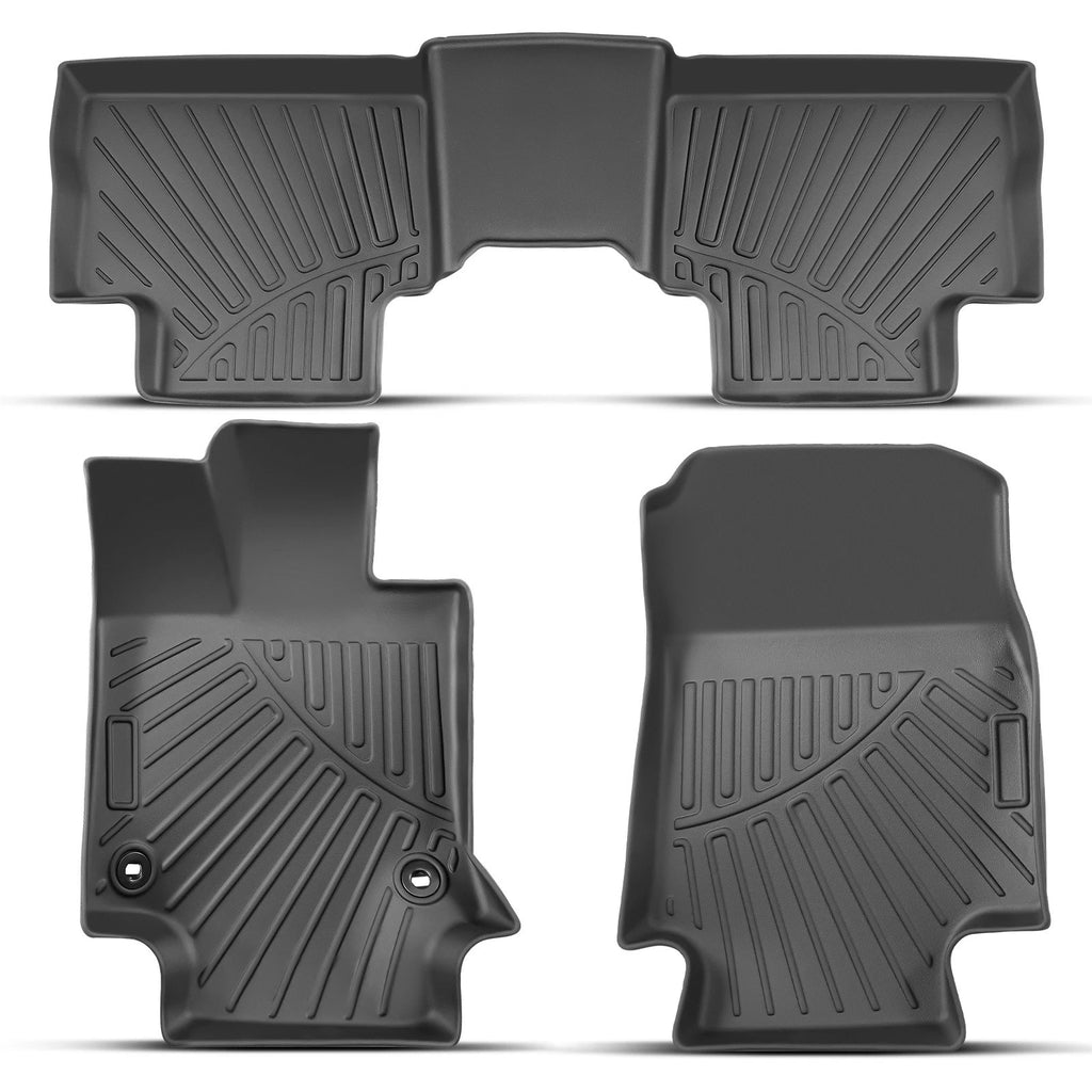 3D Floor Mats & Floor Liners for Toyota RAV4 Hybrid (2019–2024) Rubber TPE