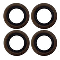 Set of 4 Trailer Hub Wheel Double Lip Grease Seal E-Z Lube 1.249" ID X 1.983" OD