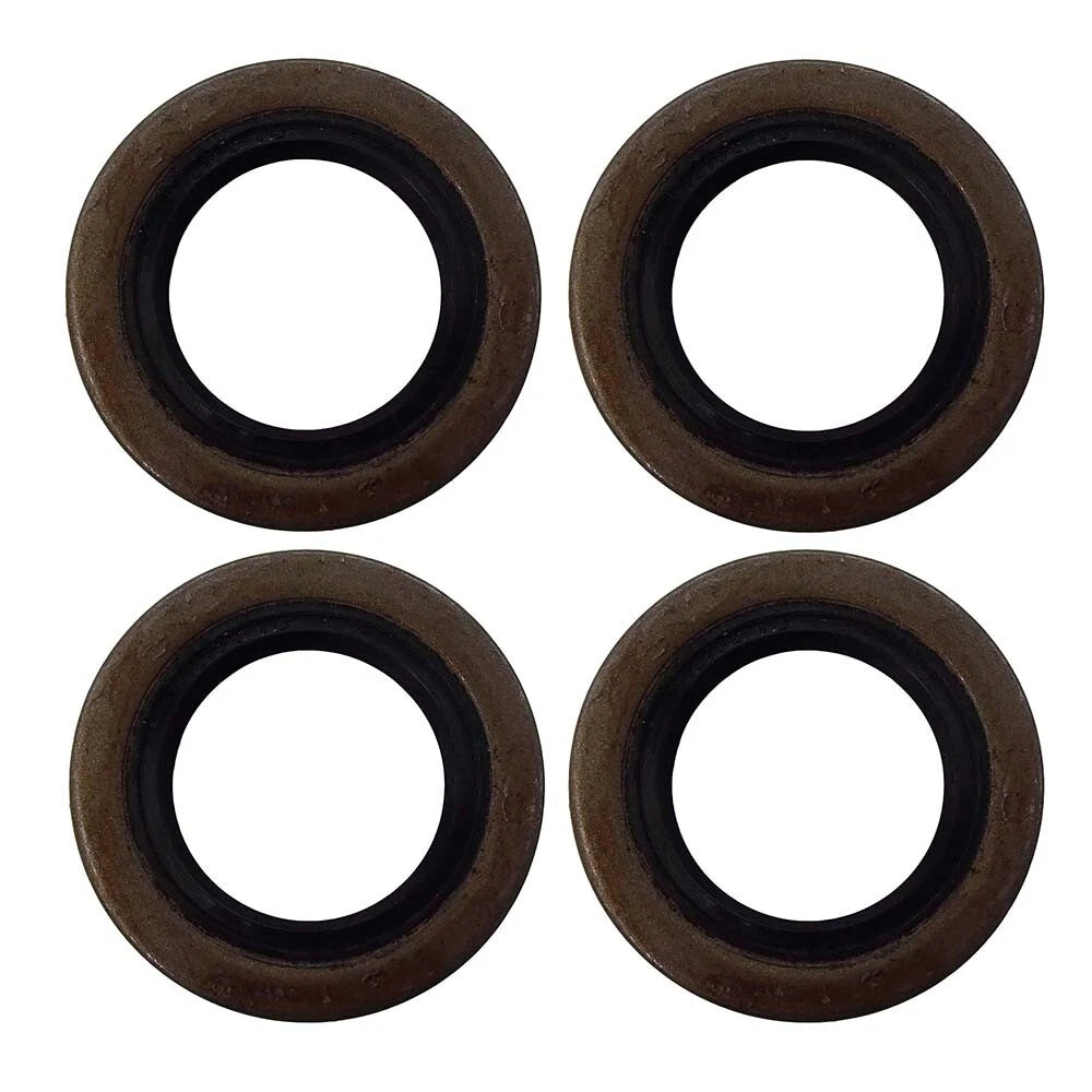 Set of 4 Trailer Hub Wheel Double Lip Grease Seal E-Z Lube 1.249" ID X 1.983" OD