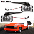 Pair Front Fog Lights for Chevrolet C1500 C2500 K1500 K2500 (1988–1999)