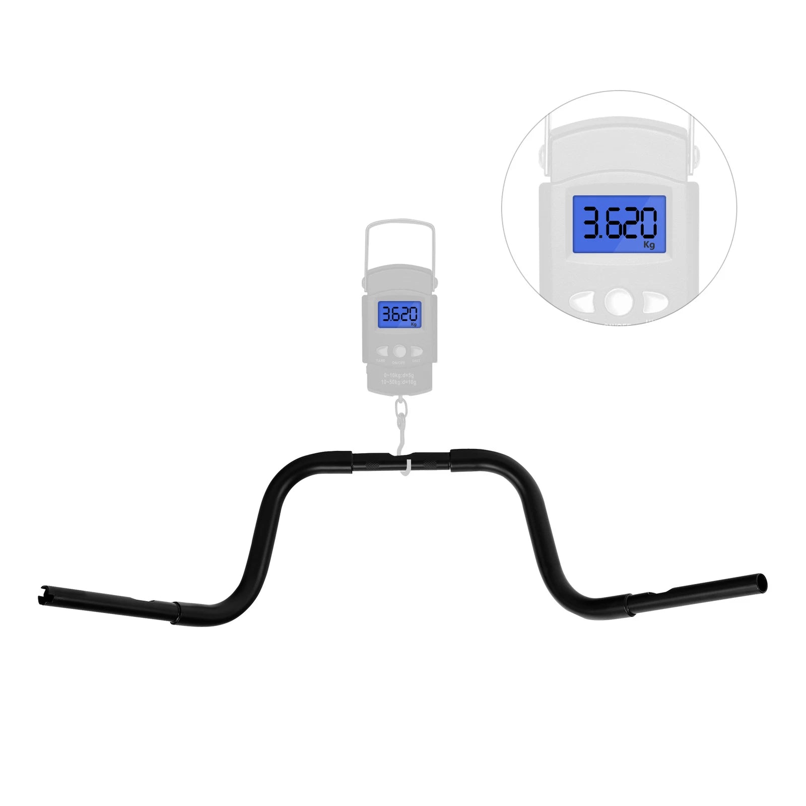 10" Rise Ape Hanger Handlebar for Harley Sportster Dyna FLST FXST (Fits 1-1/4")