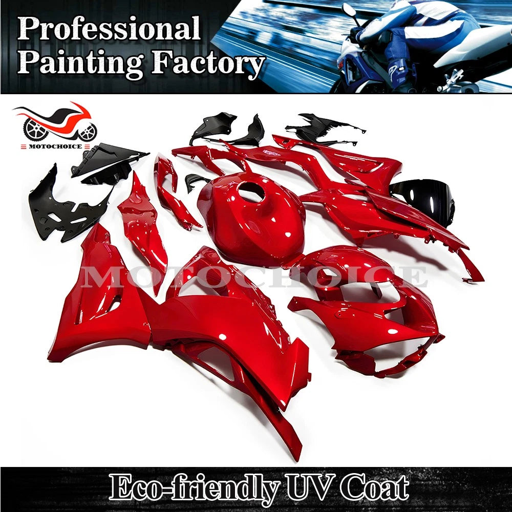 Gloss Red ABS Fairing Kit with Tank Cover for Kawasaki Ninja ZX6R (2024–2025)