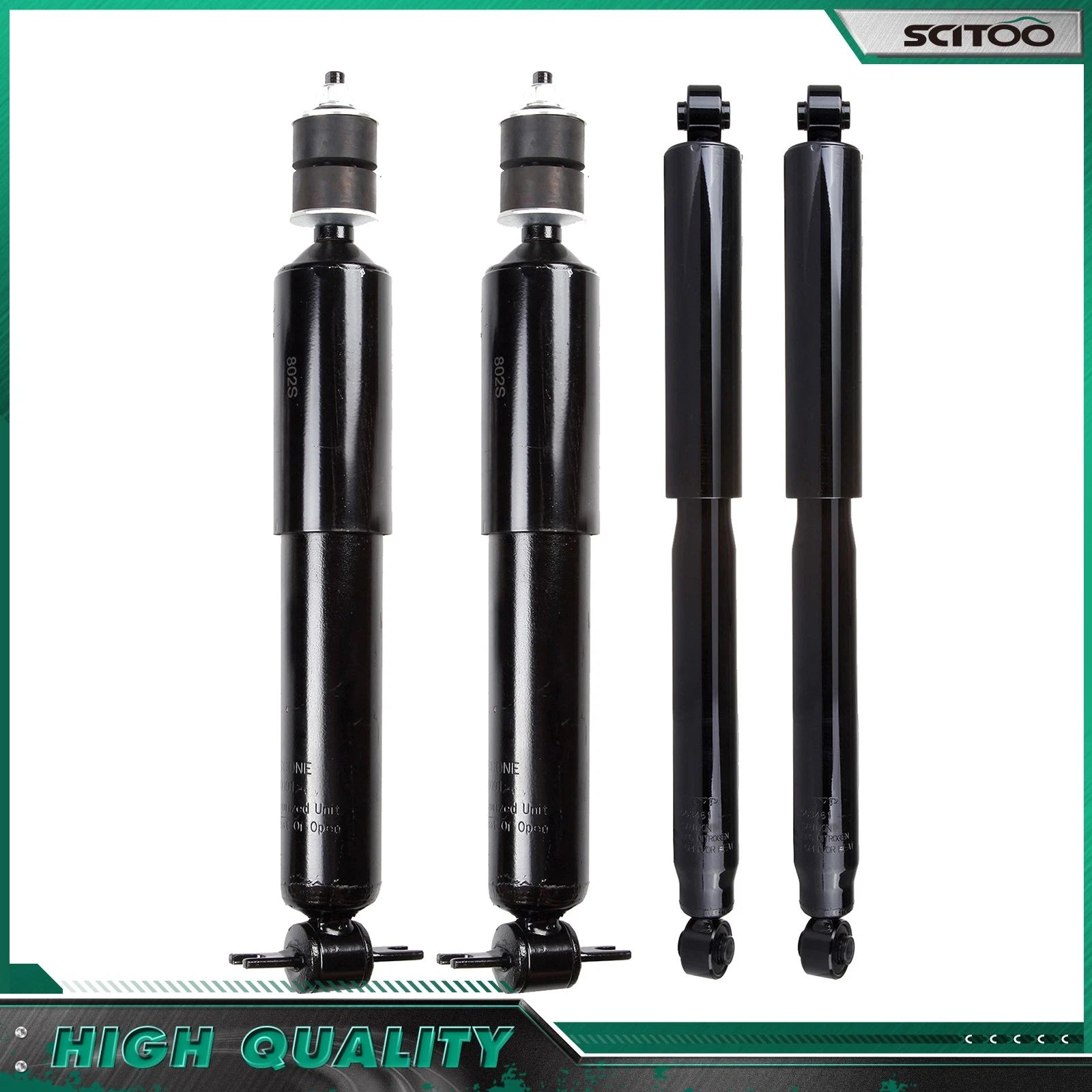 Set of 4 Front Rear Shocks Struts for Dodge Ram 1500 (2009–2016)