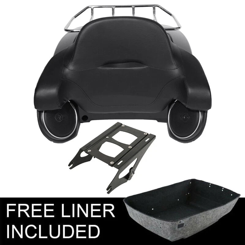 Trunk Backrest Rail Speakers Mount for Harley Touring (2014–2026)