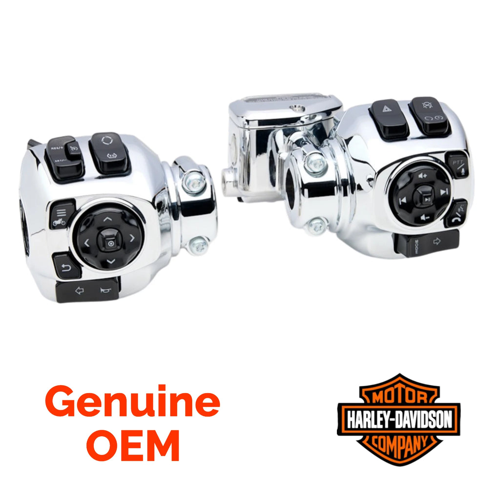 Chrome Hand Front Control Switches & Clutch for Harley-Davidson Touring (2023–2023) 41701346