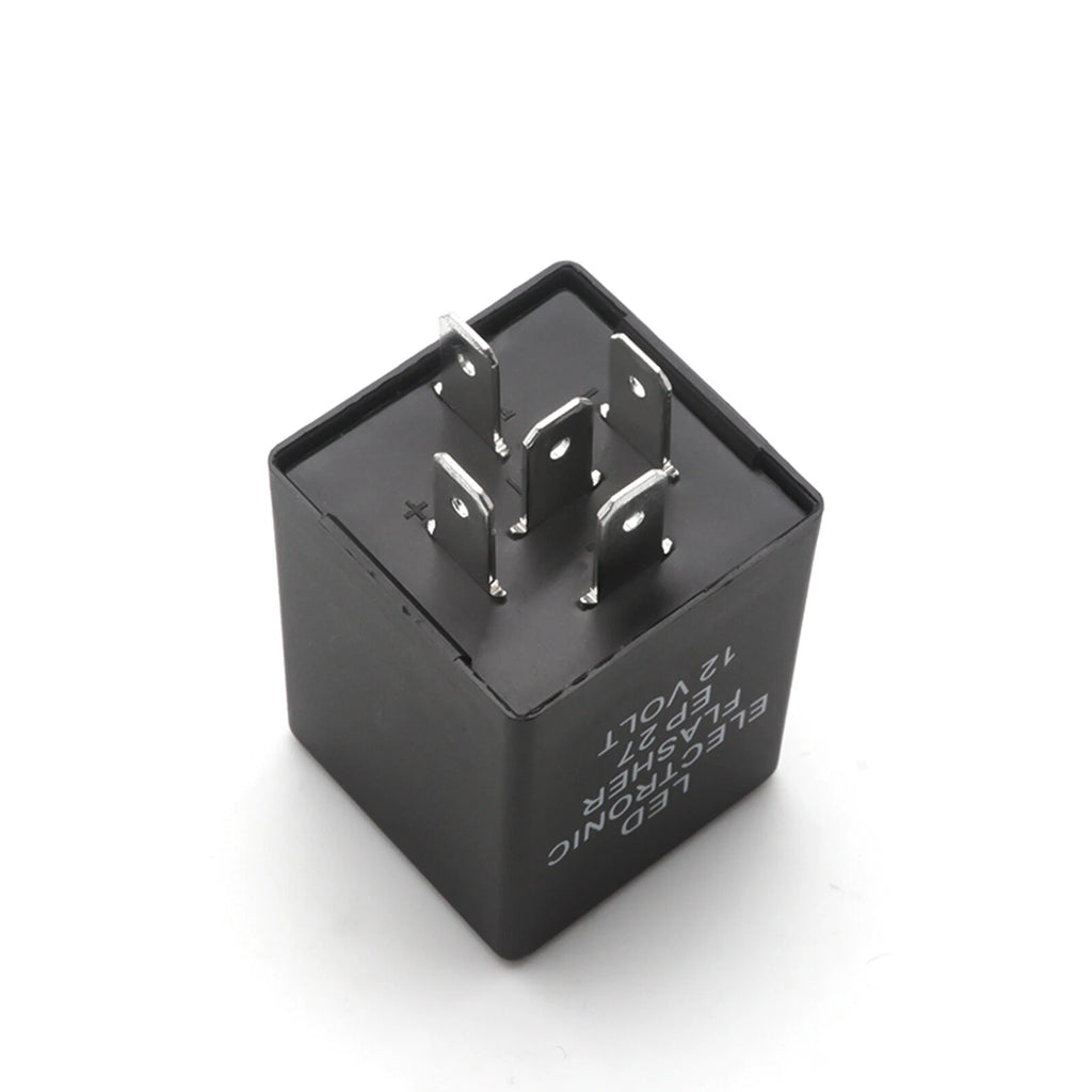 LED Flasher Relay 12V 5-Pin EP27 FL27 for Dodge Ford Chevy Mazda (2012-2018)