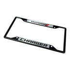 License Plate Frame for Dodge Charger Black Licensed (2006–2014)