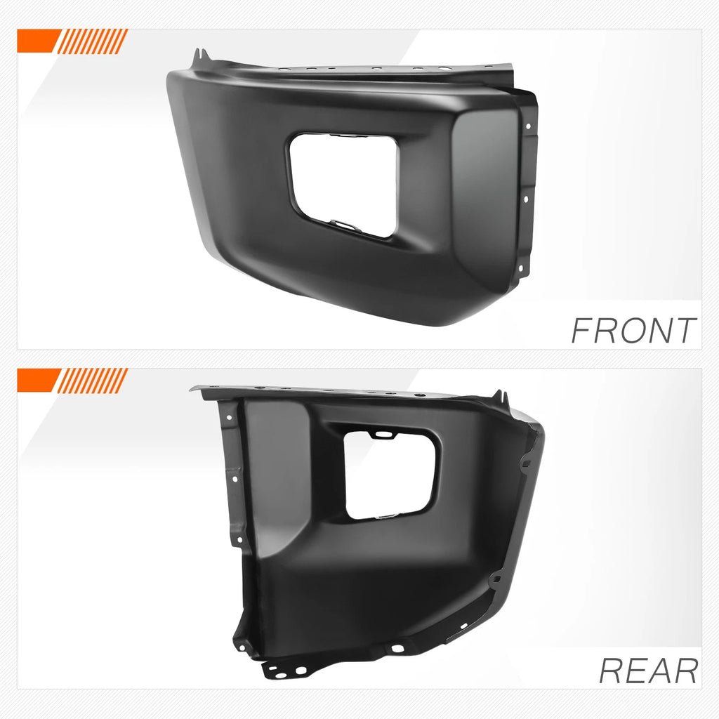 Front Right Bumper End Cap for Toyota Tundra (2014–2021) Matte Black