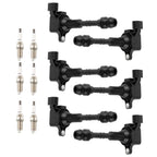 Ignition Coil & Spark Plug Kit for Infiniti I35 QX4 Nissan Xterra Quest (1999–2004)