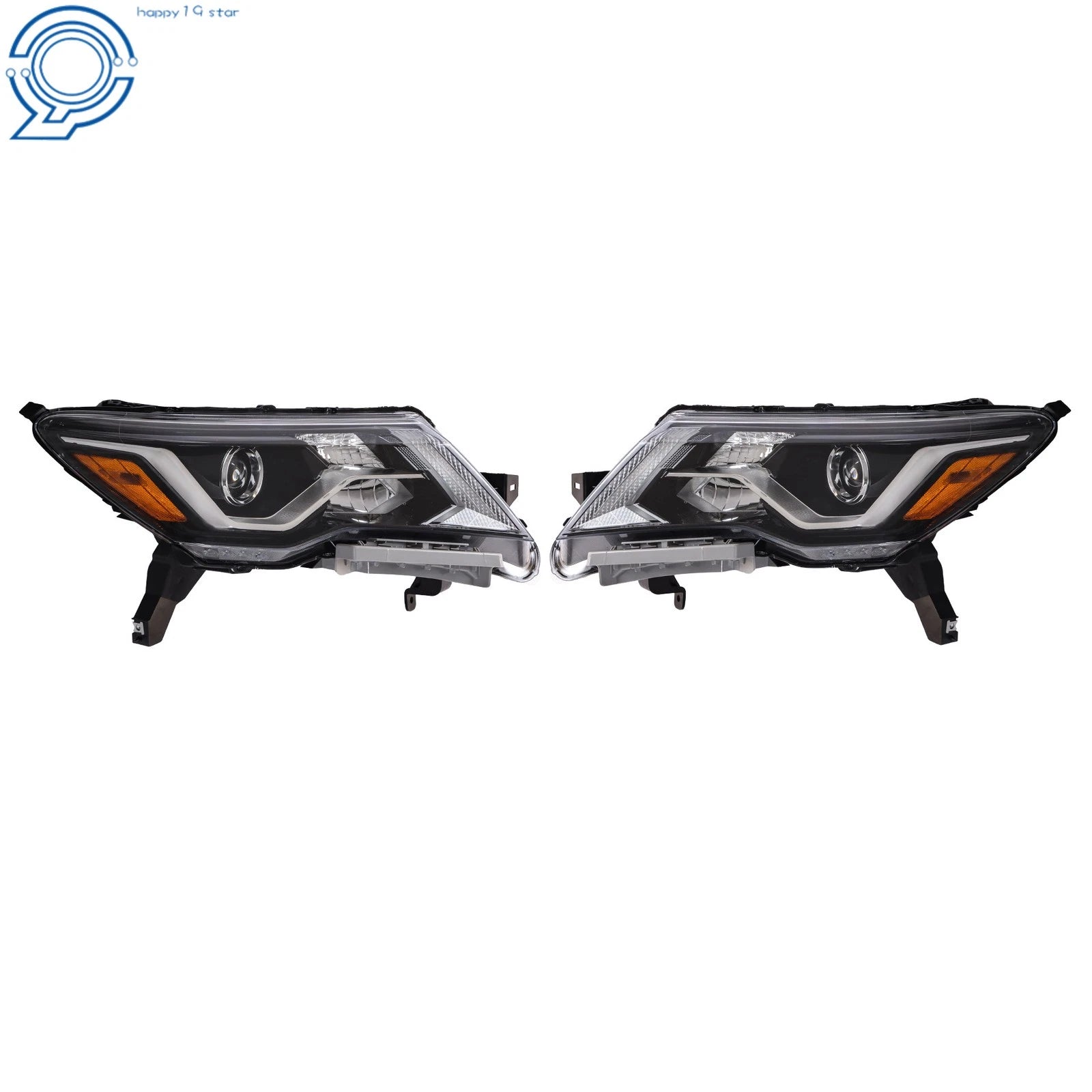 Headlight Set for Pathfinder Platinum SL SV (2017-2020) LED DRL