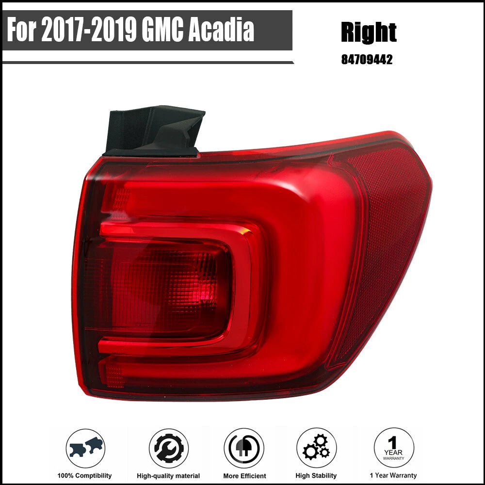 Tail Light Assembly for GMC Acadia (2017–2019) Outer Right Passenger Side
