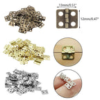 50Pc Mini Hinge for Wooden Box Jewelry Chest Craft Cabinet (12x13mm)