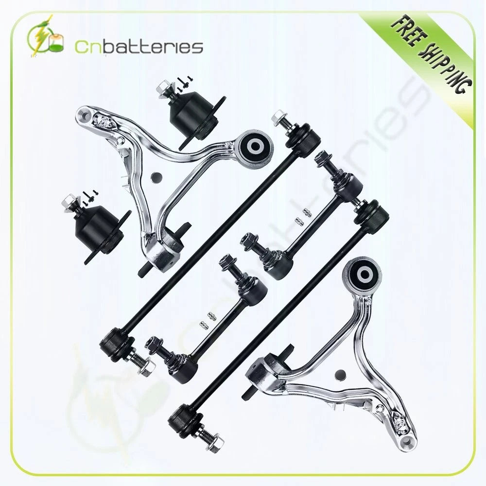 Set of 8 Lower Ball Joints Control Arms Sway Bars for Volvo V70 (2001–2007)