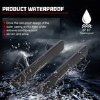 Pair Smoked Lens Rear Fender Side Marker Light Covers for Ford Mustang (1999–2004)