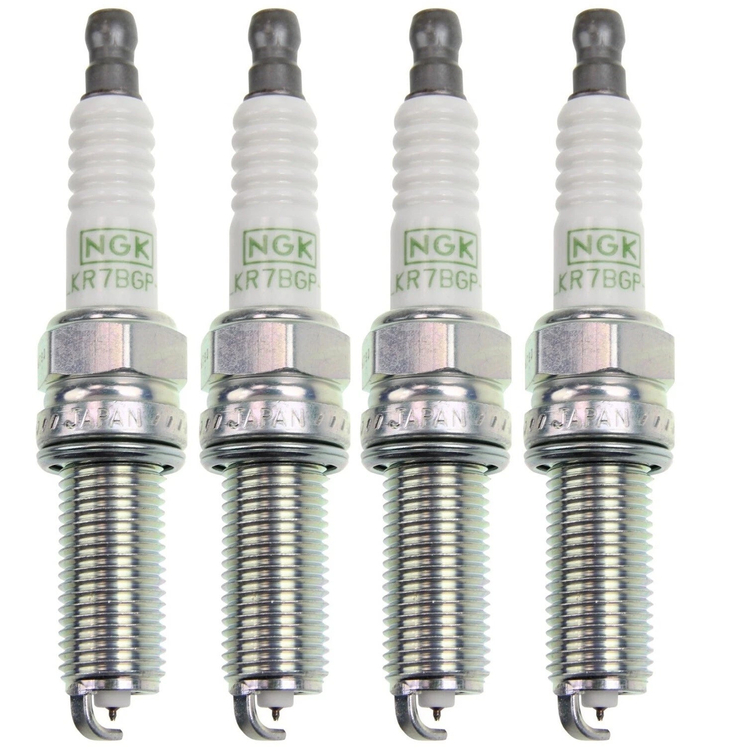 Set of 4 NGK G-Power Spark Plugs for Acura Honda Hyundai Kia (Pre-Gap 0.040)