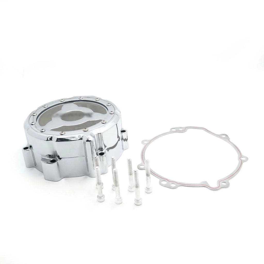 Chrome Left Engine Stator Cover for Kawasaki ZX14R ZZ-R1400 (2006–2014)