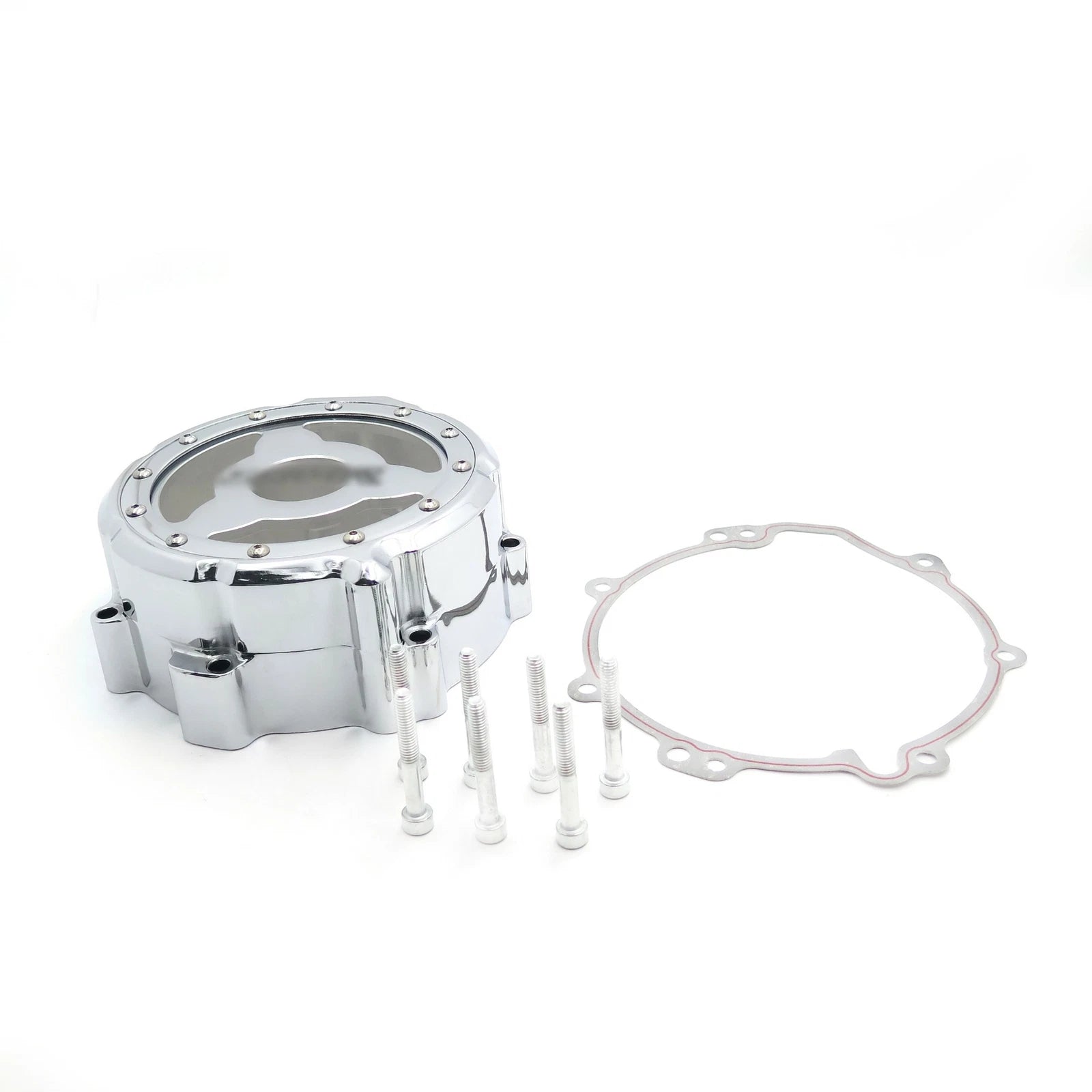 Chrome Left Engine Stator Cover for Kawasaki ZX14R ZZ-R1400 (2006–2014)