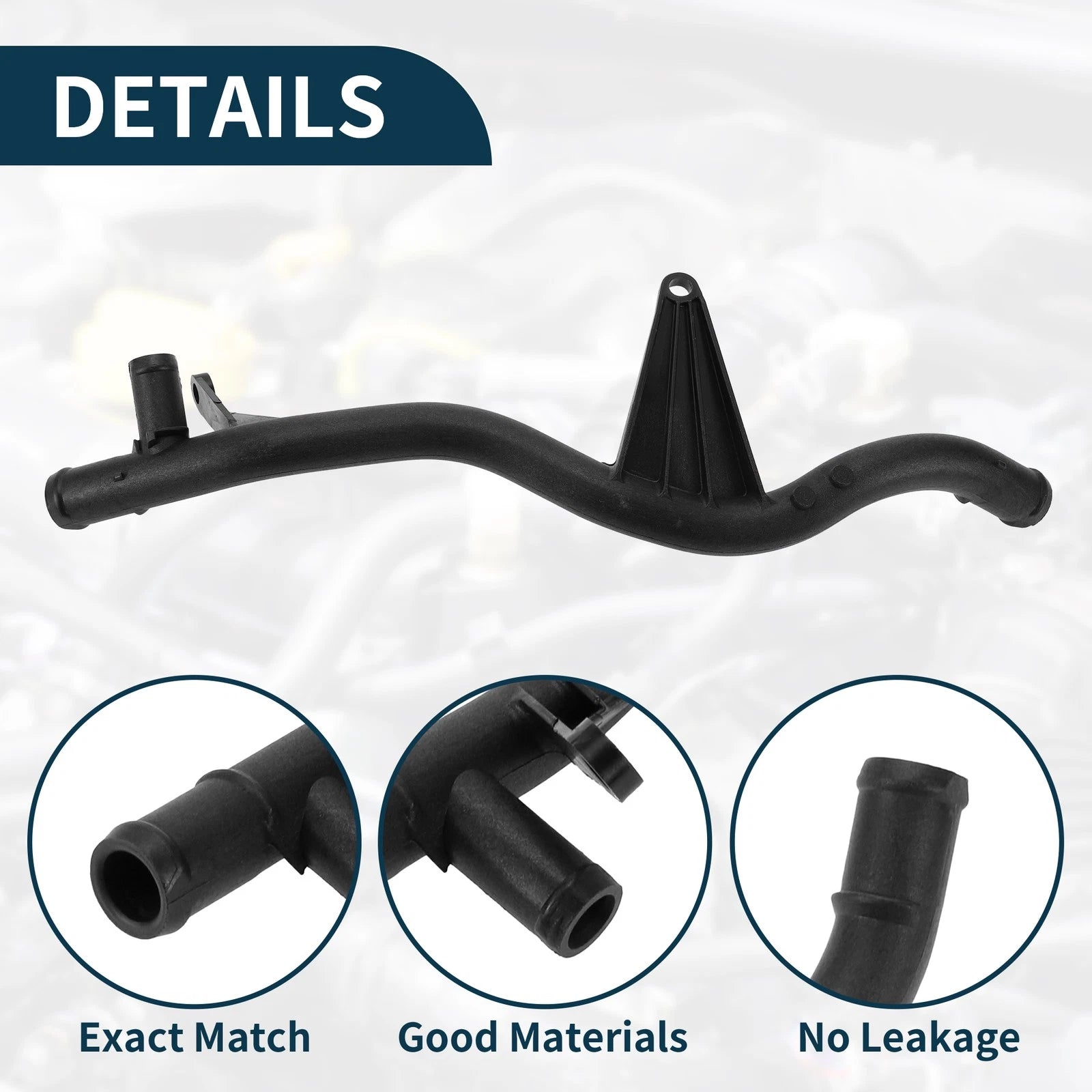 Engine Cooling Water Line for Audi A3 Quattro (2015–2020) No. 5Q0121070BR/5Q0121070AB