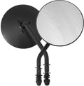 4-Inch Round Side Mirror Black for Harley Davidson XG & XL Models (2015–2023)