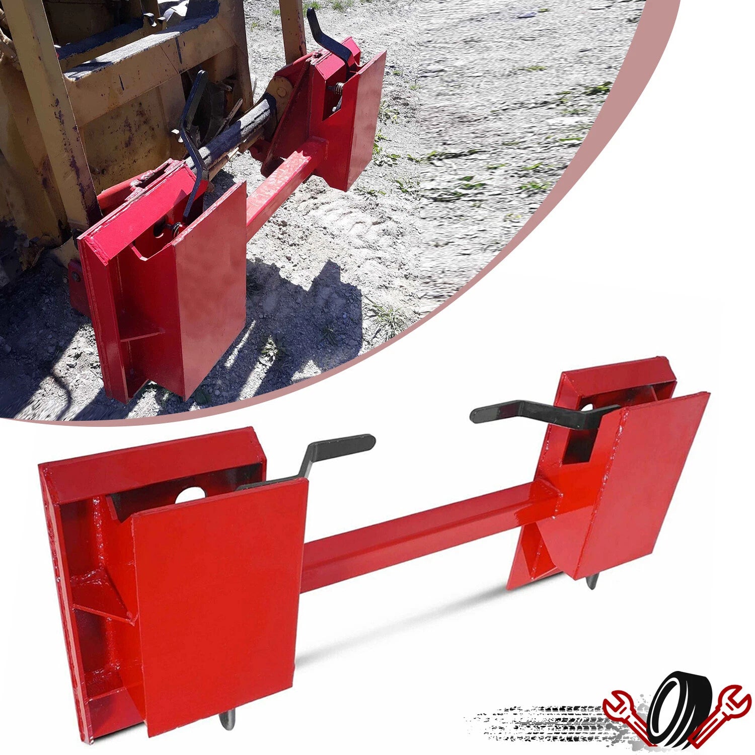 Skid Steer Quick Tach Conversion Adapter Plate for Bobcat (YYYY–YYYY)