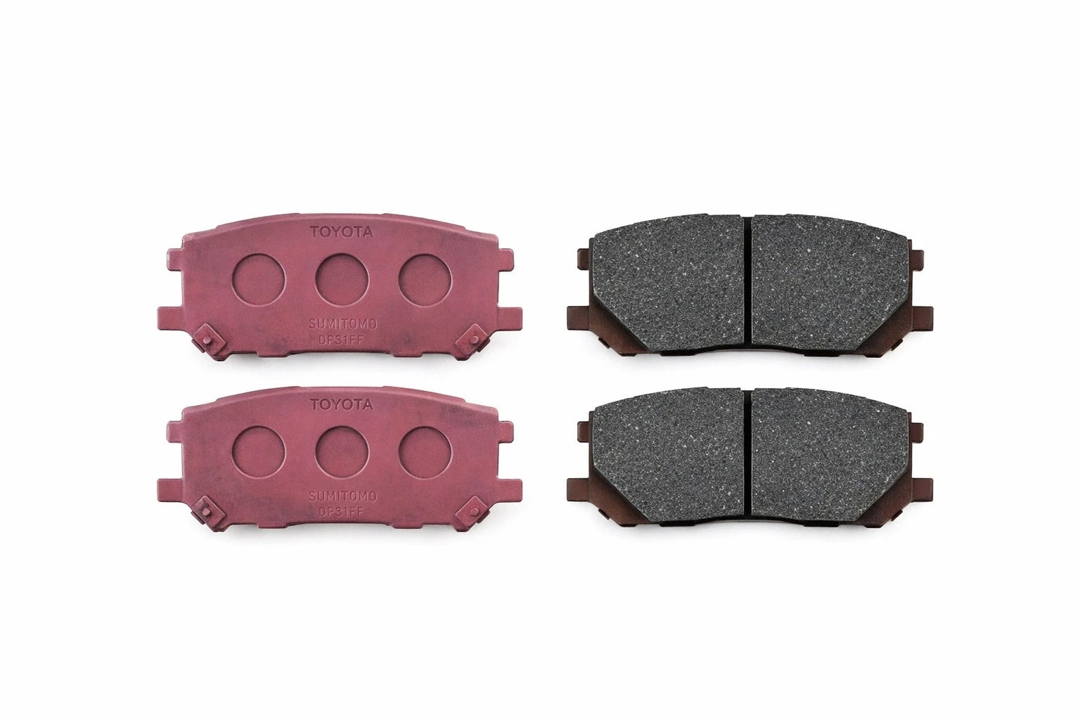 Set of 4 Front Disc Brake Pads for Lexus RX330, RX350, RX400h (2004–2006) 0446548100