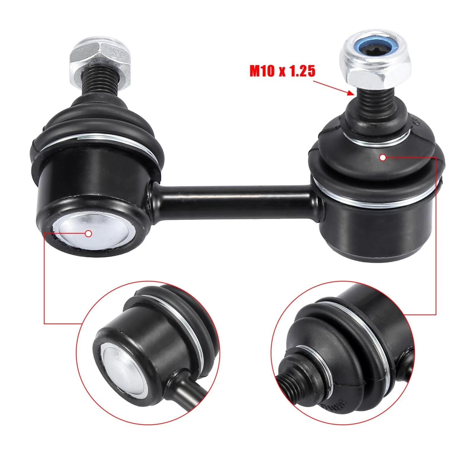 2pcs Rear Sway Bar End Link K750125 52321SNAA01 for Honda Civic (2006–2015)