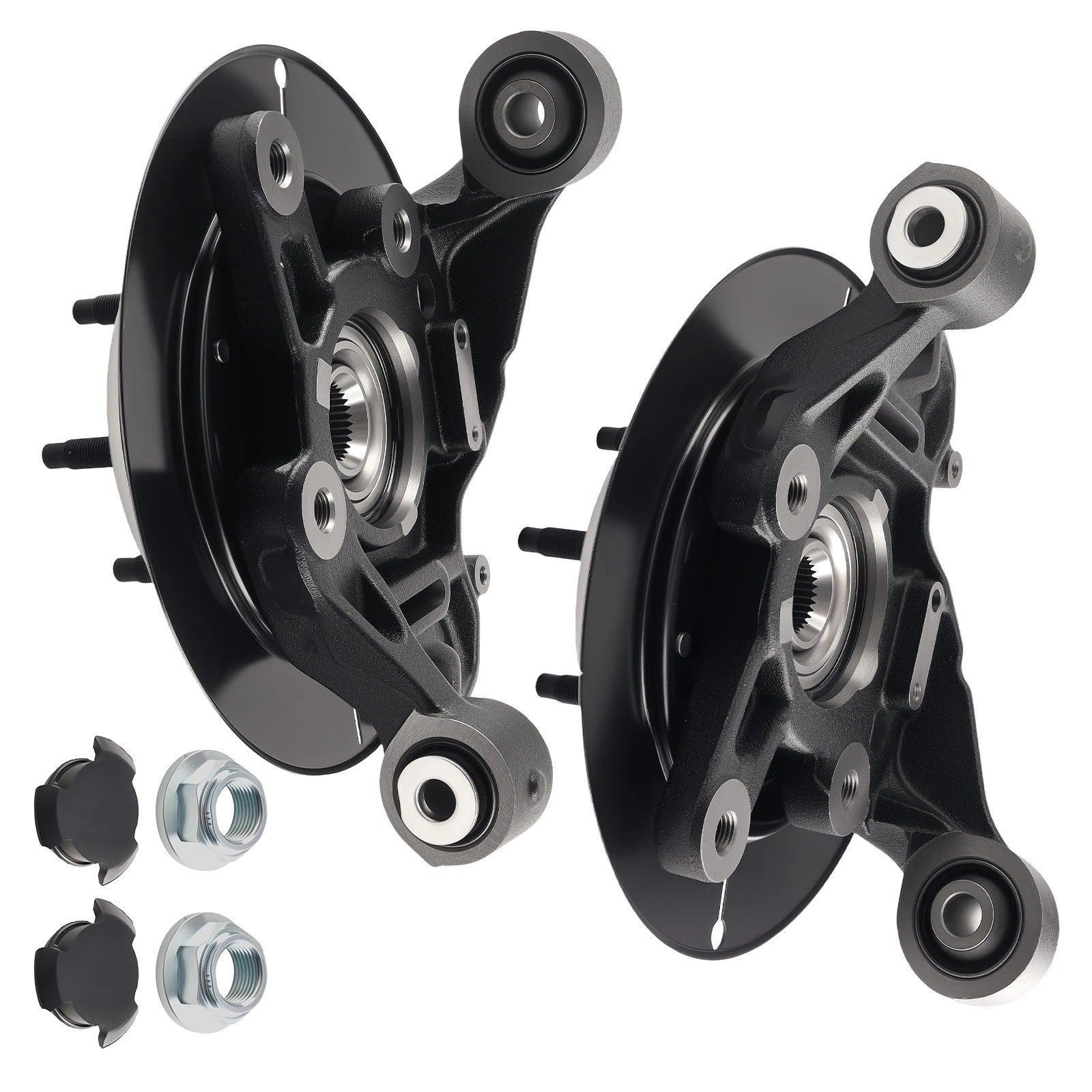 Pair Rear Steering Knuckle and Wheel Hub for Mercury Mountaineer (2006–2010)