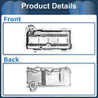 1 Pc Engine Oil Pan for Chevrolet Camaro (1967–1987) No.19212593 Aluminum