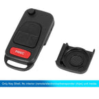 Key Shell Case 2107601306 for Mercedes-Benz (4 Button, Black)