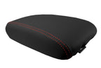 Leather Console Lid Armrest Cover for Toyota Camry (2002–2006) Red Stitch