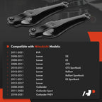 2X Rear Lower Control Arm for Mitsubishi Outlander (2008-2020)