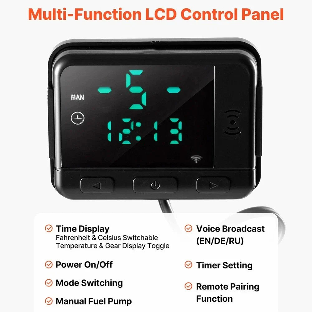 LCD Screen Diesel Air Heater Controller for 2KW 5KW 8KW Parking Heater