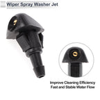 Washer Nozzle Set of 6 w/ Hose Connector for Honda (No. 76810SWAE01)
