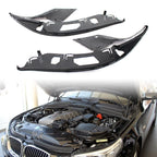 2X ABS Plastic Upper Headlight Gaskets for BMW 5 Series E60 (2006–2010)