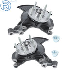 2X Front Wheel Hub Bearing Steering Knuckle Assembly for Ford Edge (2011–2014)