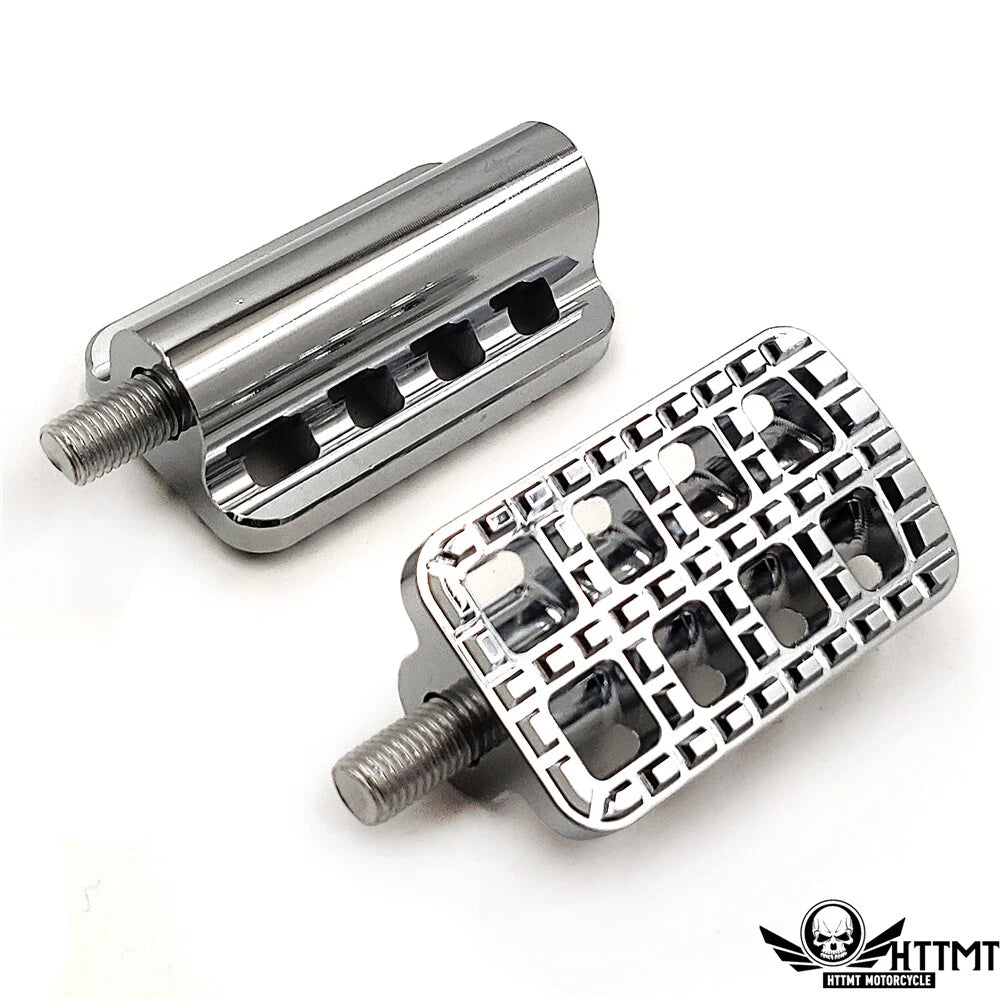 2X Chrome CNC Dominator Cut Shifter Pegs for Harley Tri Glide XG500 750 (2014–2023)