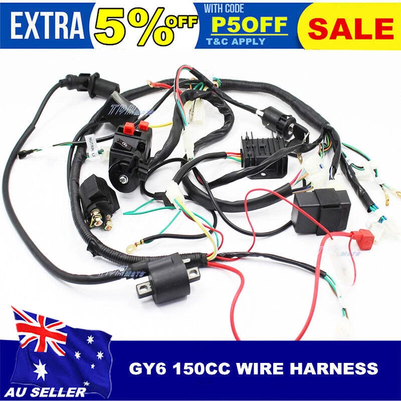 Wire Harness for GY6 150CC ATV Quad