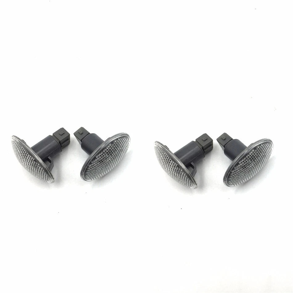 4PC Clear Side Fender Signal Lights for Ford F-350/F-450 Super Duty (1999–2010)