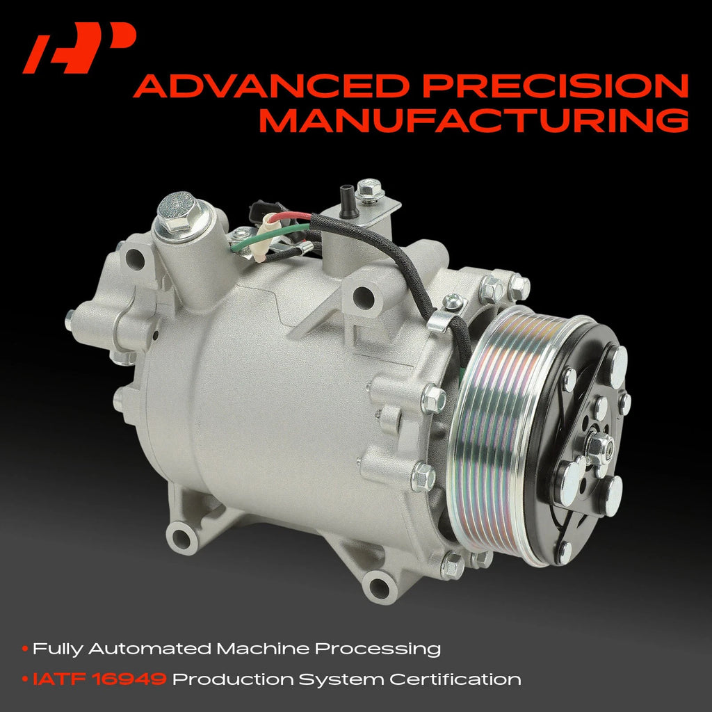 A/C Compressor with Clutch for Nissan Versa (2020–2025) Acura TSX (2009–2014)