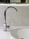 ABS Plastics Kitchen Faucet Sink Mixer Sprayer Single Handle w/Hoses Hot/Cold