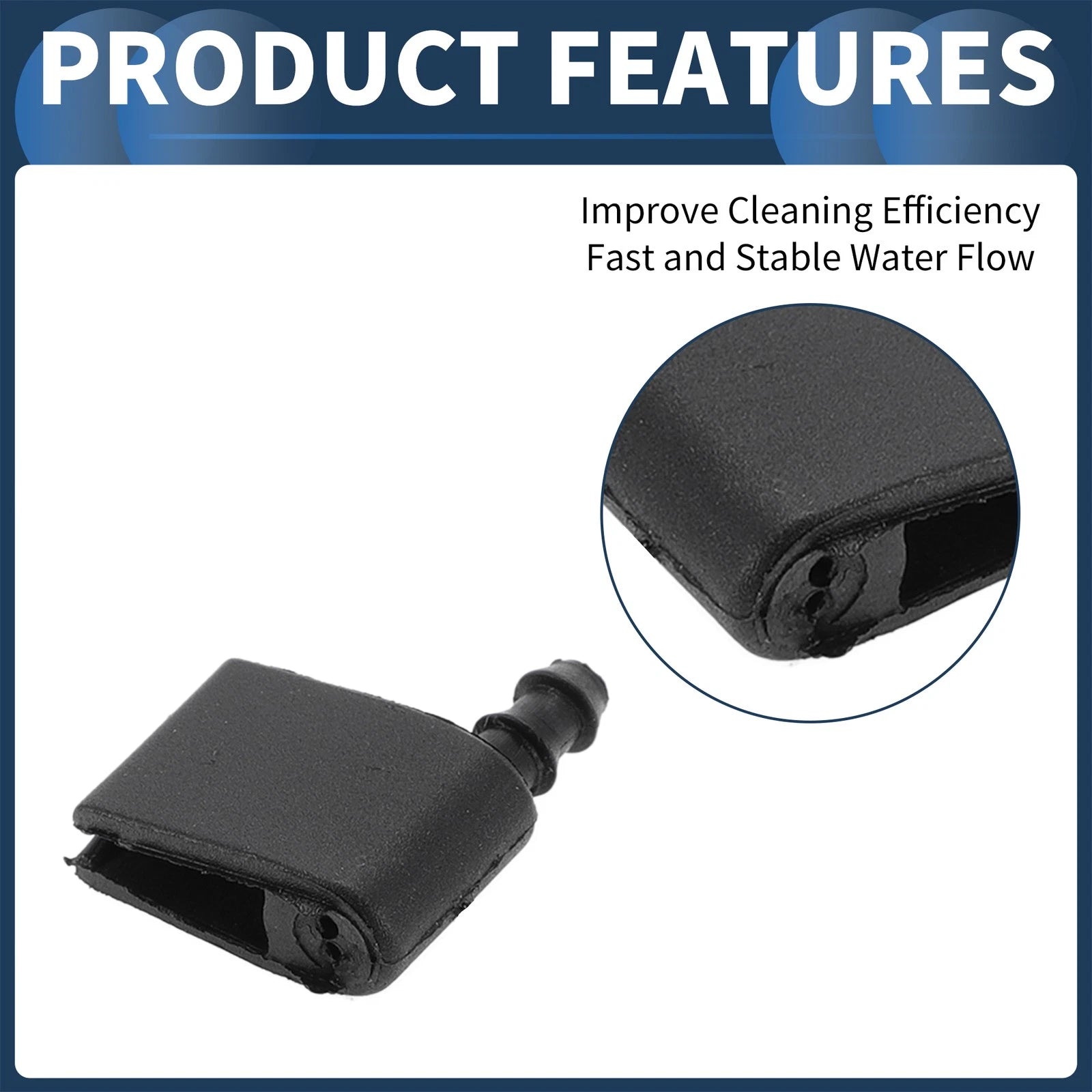 Set of 2 Front Windshield Washer Nozzles for Mercedes-Benz Sprinter (2010–2023)