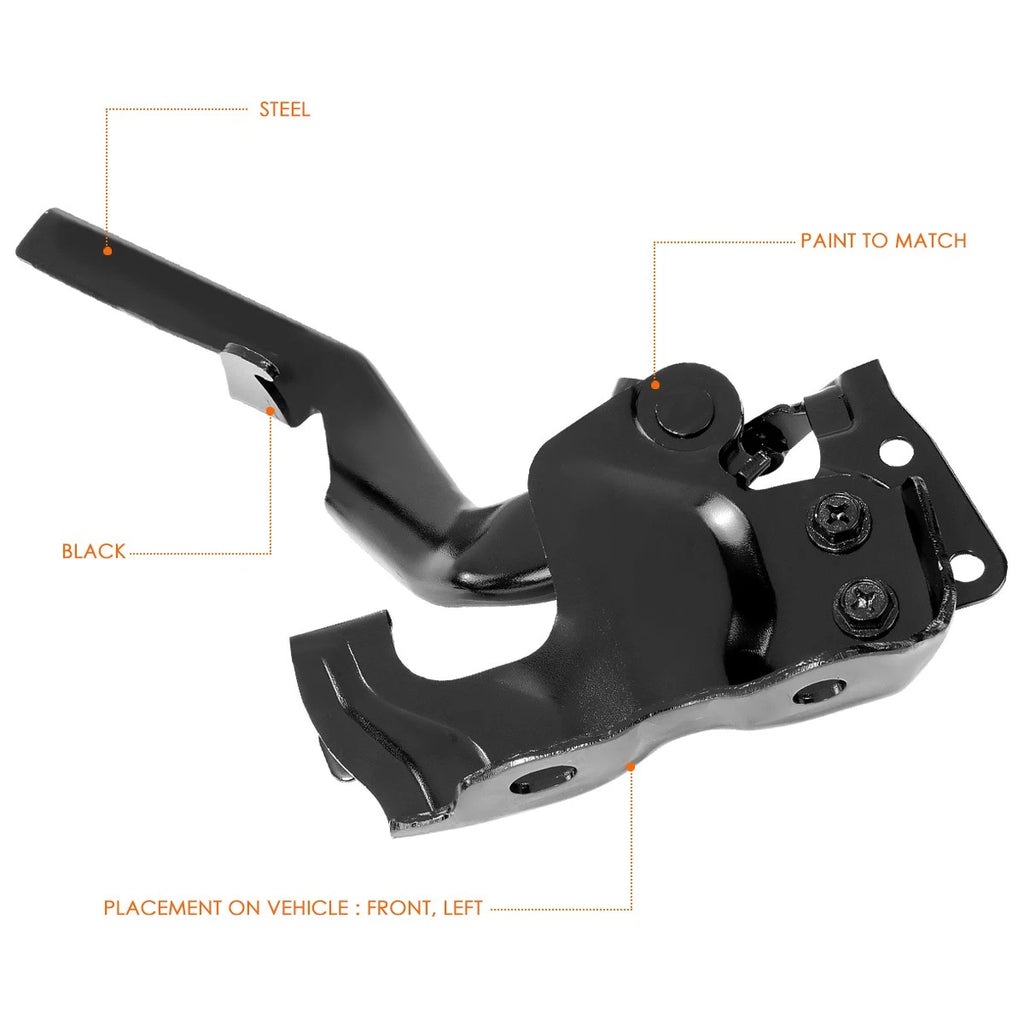 Left Driver Side Steel Engine Hood Hinge for Lexus GX460 (2010–2021)
