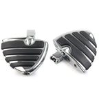 Chrome Front Foot Pegs Footrests for Honda Shadow ACE VT750 VTX 1300C (2000-2007)