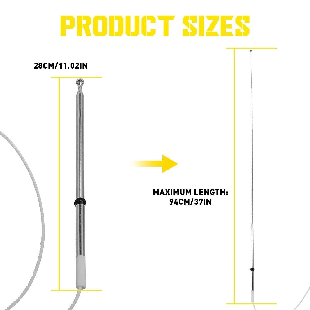 Power Antenna Mast for Toyota Land Cruiser (1998–2007) OEM Replacement