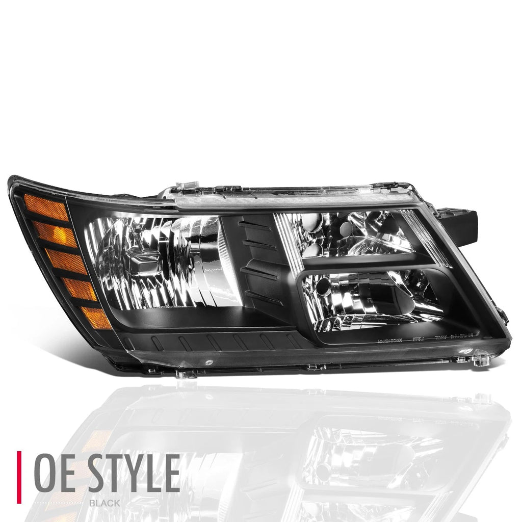 Right Headlight for Dodge Journey (2009–2020) CH2503222 Black