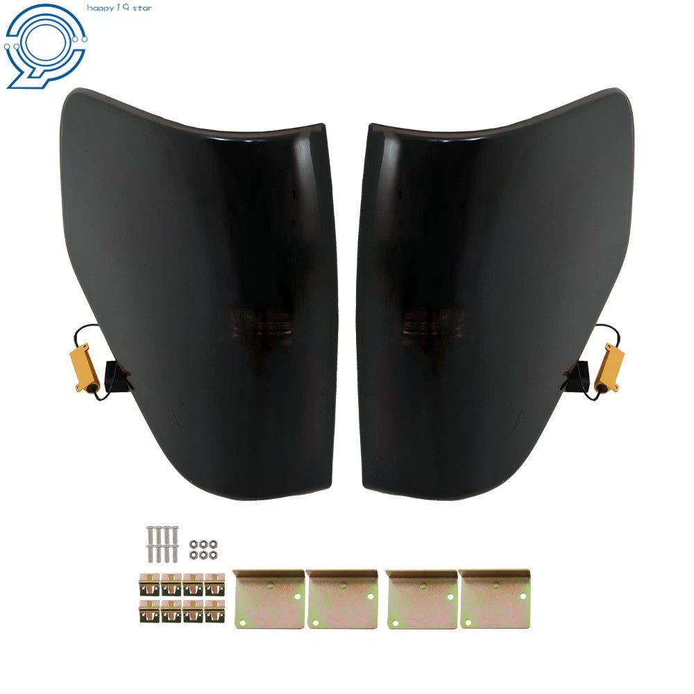 2X Black Housing LED Brake Tail Lights for Ford F150 (2009–2014)