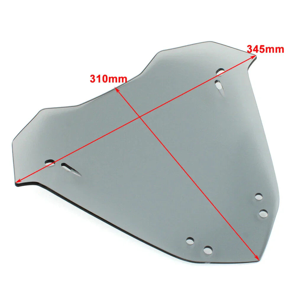 Clear Motorcycle Windshield Visor Deflector for Yamaha X-MAX 300 (2023-2024)