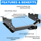Class-3 Trailer Hitch Tow Kit 2" for Silverado GMC Sierra 1500 (2014–2019)