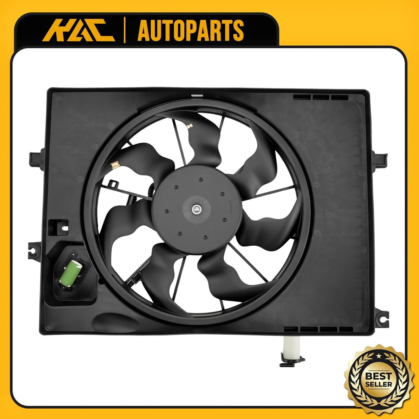 Radiator Cooling Fan for Hyundai Elantra 2014–2015 2016 1.8L (621565)