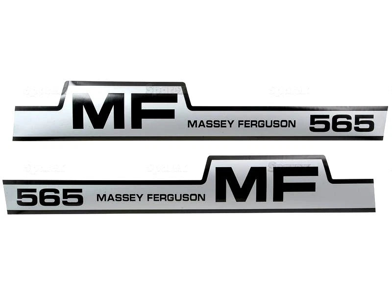 Bonnet Decal Set for Massey Ferguson 565 Tractors